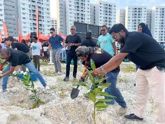 GoGreen 2026 plants 1,000 trees in HA. Dhidhdhoo