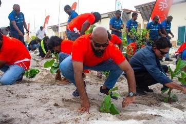 GoGreen 2026 plants 1,000 trees in HA. Dhidhdhoo